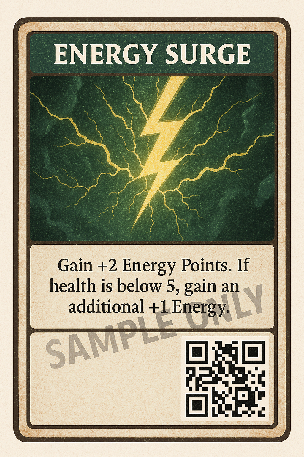energy surge sample only
