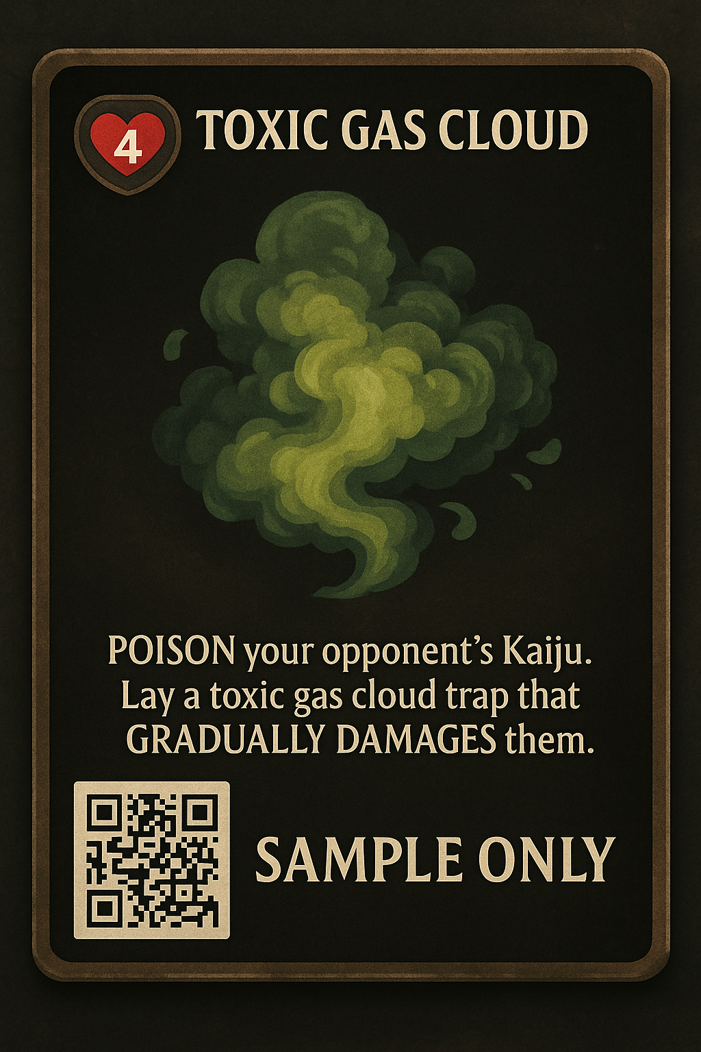 toxic gas cloud sample only