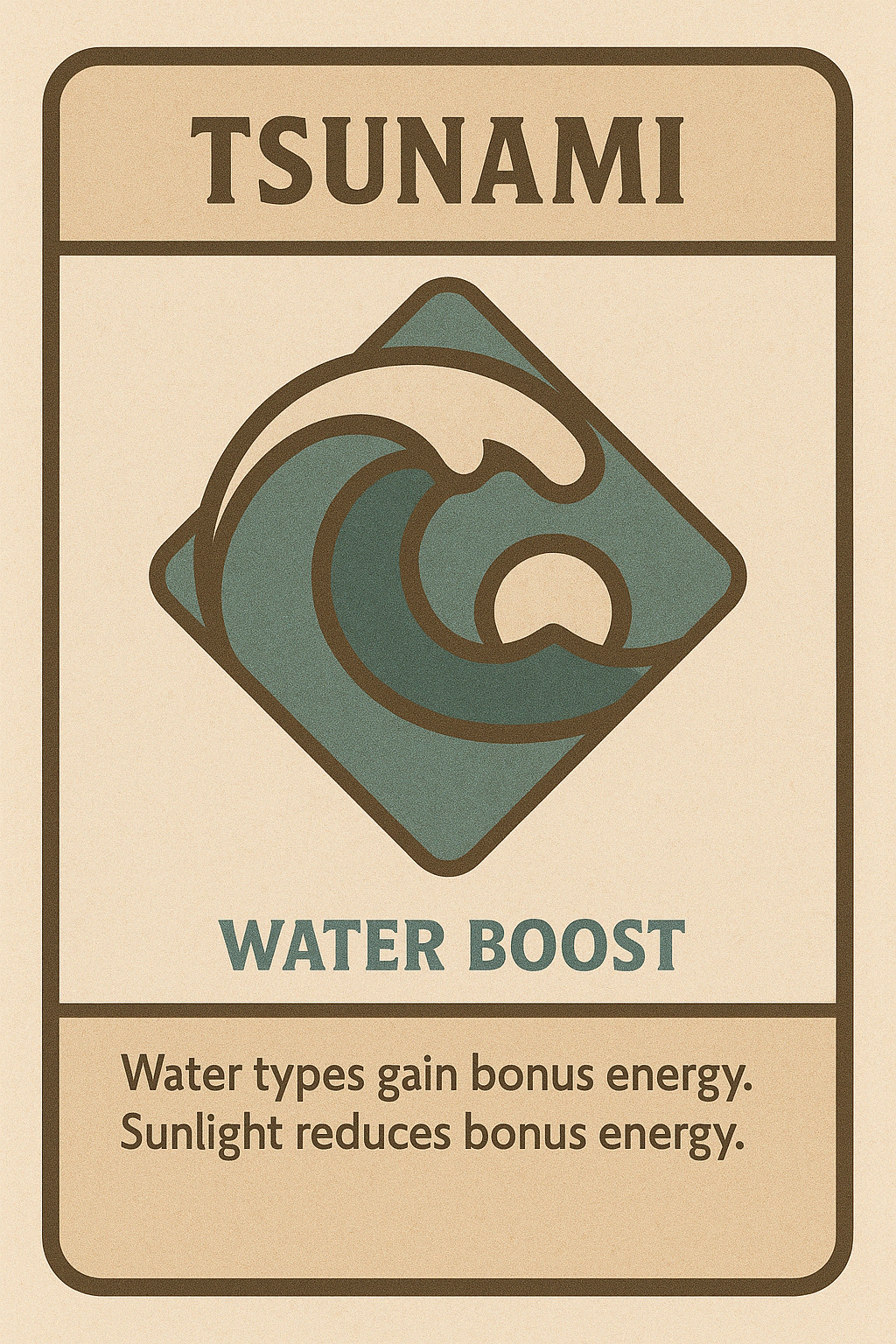 tsunami weather condition infographic