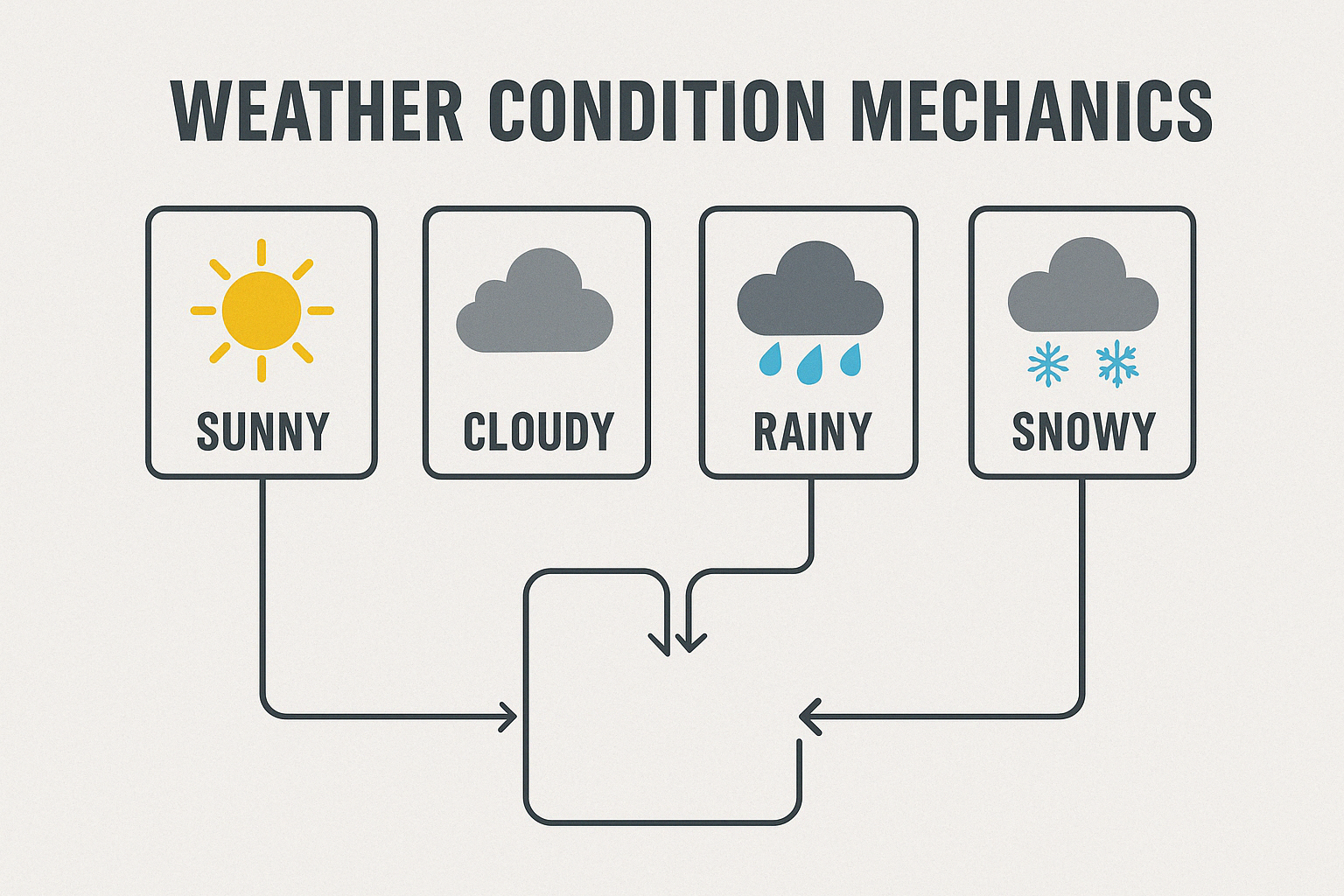 weather conditions mechanics infographic