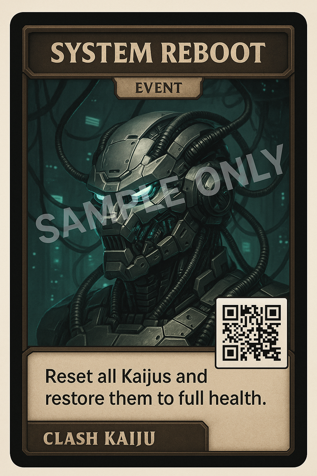 Event Card System Reboot sample card