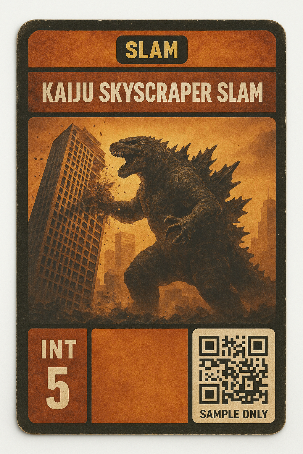 SLAM SAMPLE CARD-URBAN WARFARE