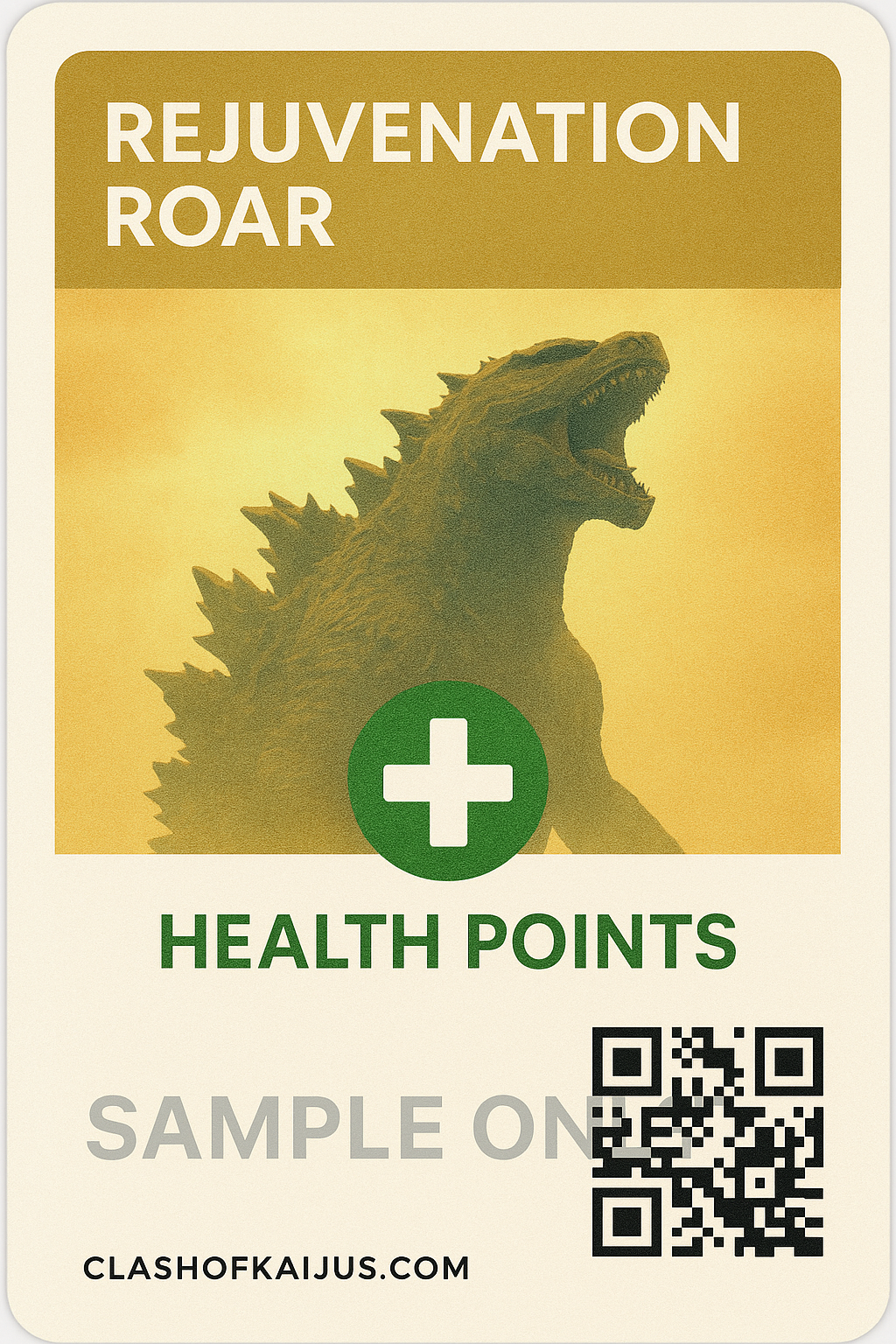 rejuvenation roar sample health card