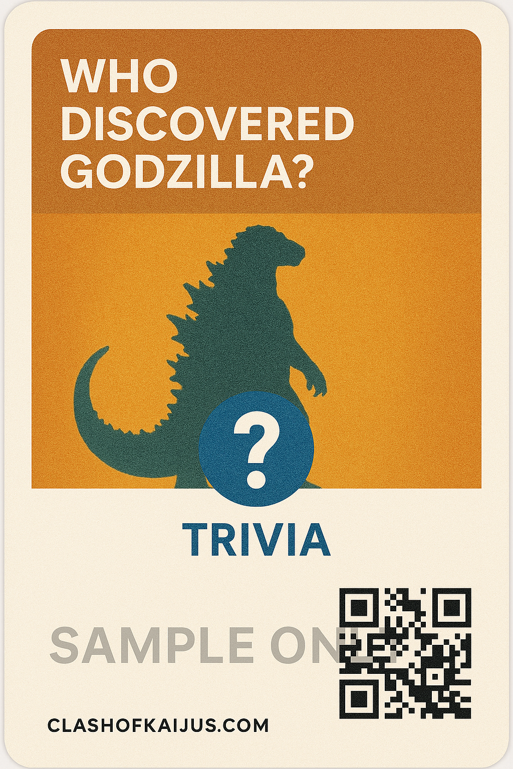 trivia sample card